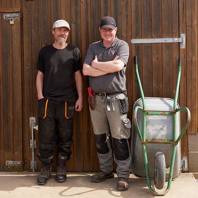 neil and adam vineyard caretakers