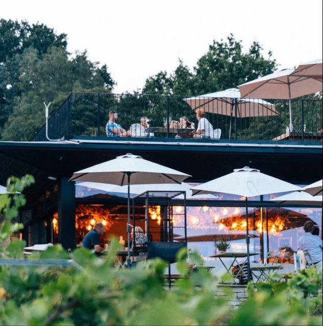 The terrace at The view